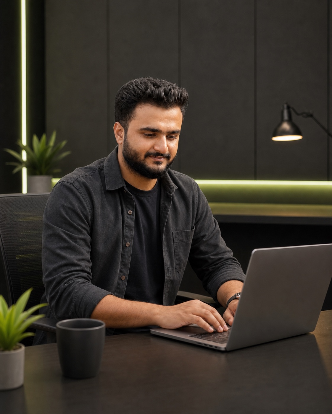 AI-generated visual representation of Parth working